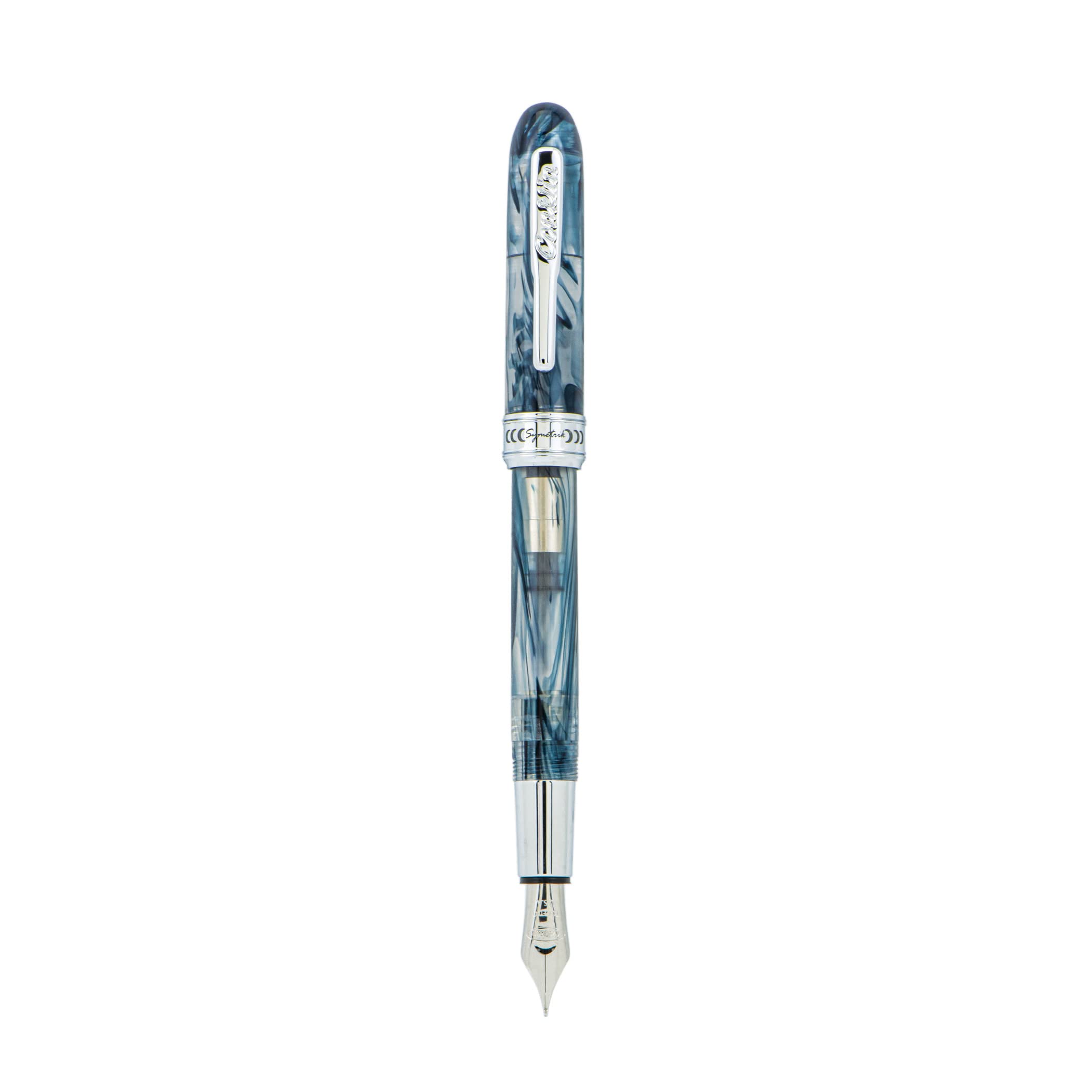 Symetrik Fountain Pen Blue Supernova - Ef